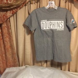 Miami Dolphins junior athlete tee shirt new color gray by Nike tee